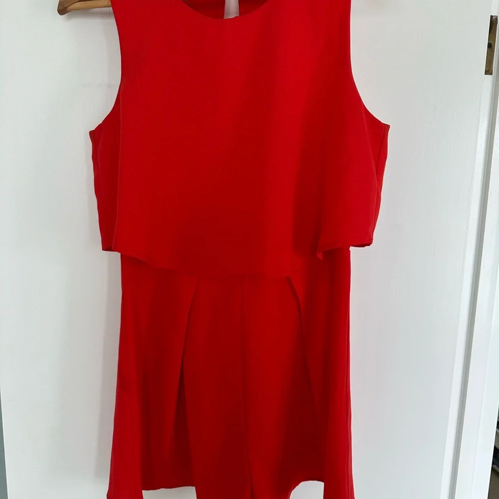 Red ASTR Romper - Picture 1 of 2